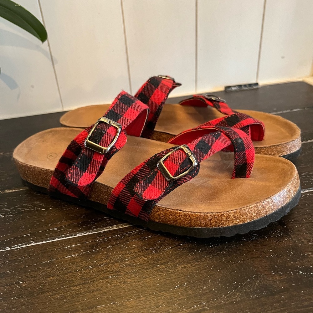 Buffalo Plaid Sandal